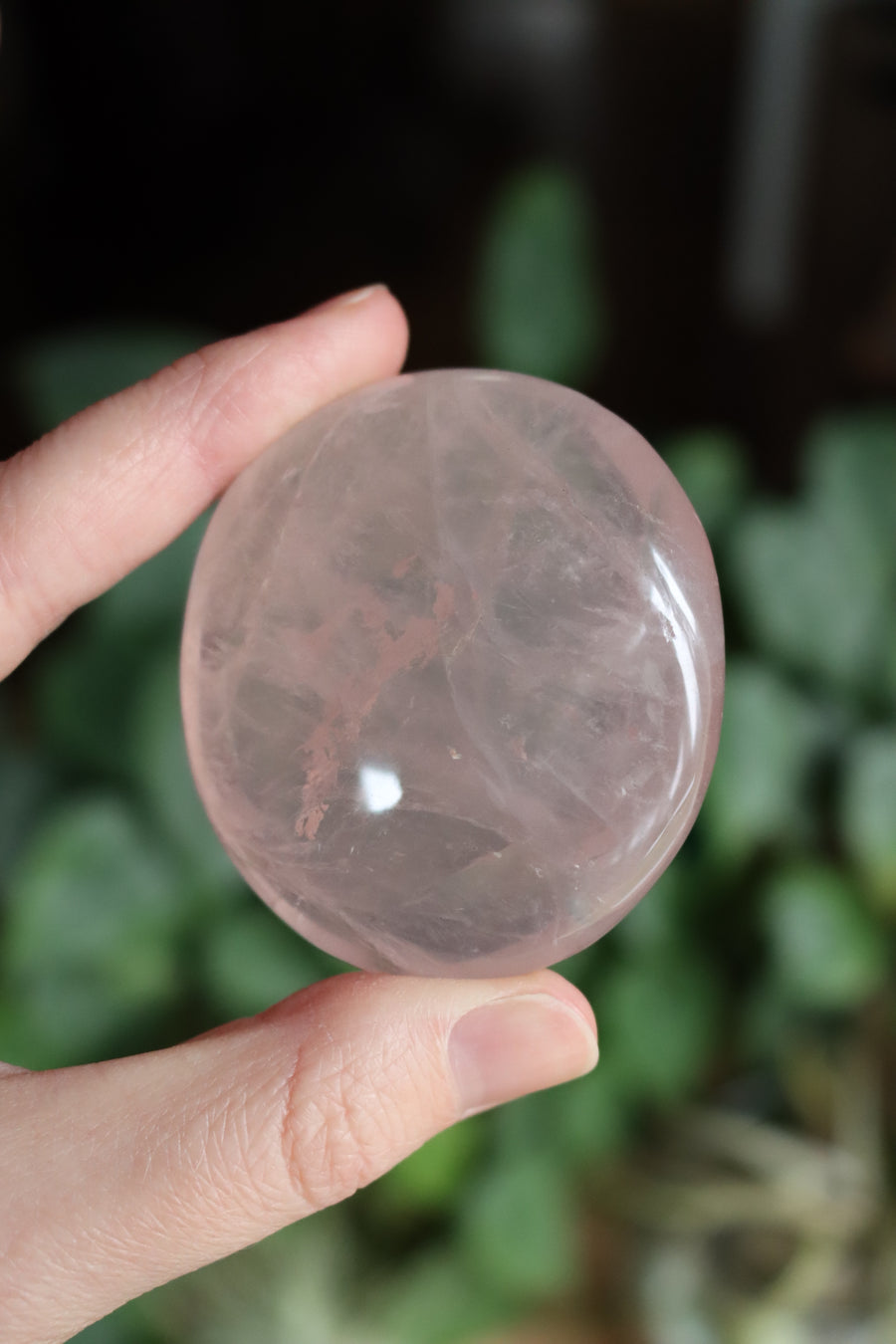 Rose quartz pocket stone 10