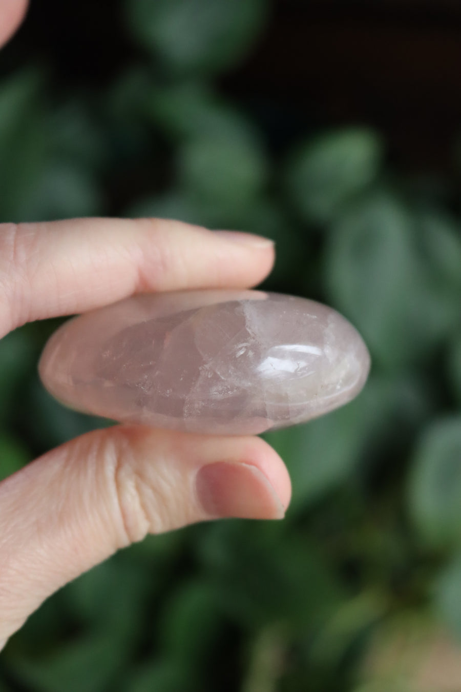 Rose quartz pocket stone 11