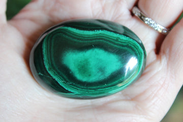 Malachite pocket stone 1