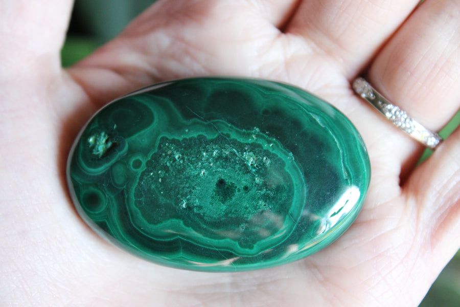 Malachite pocket stone 4