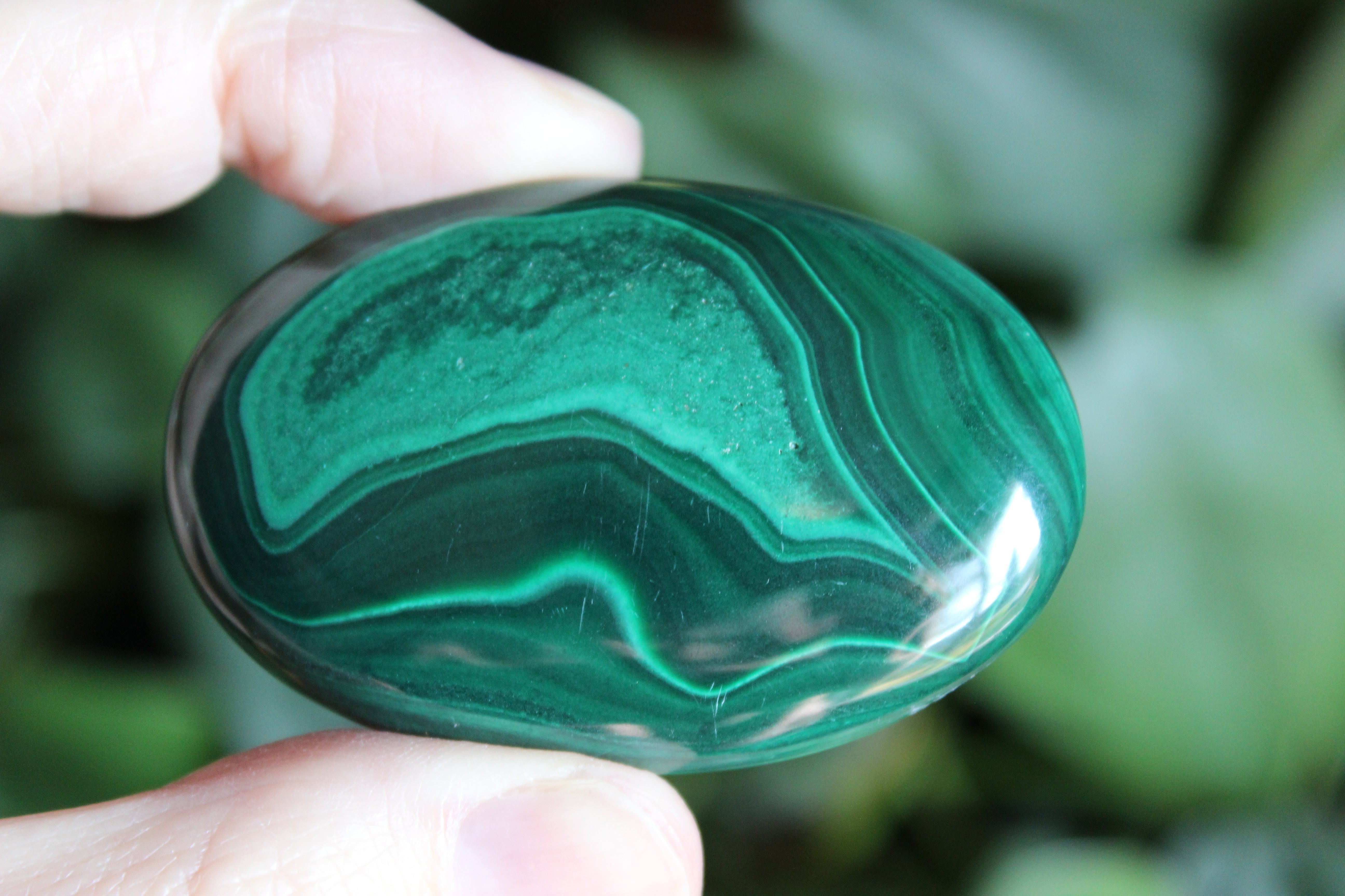 Malachite pocket stone 4