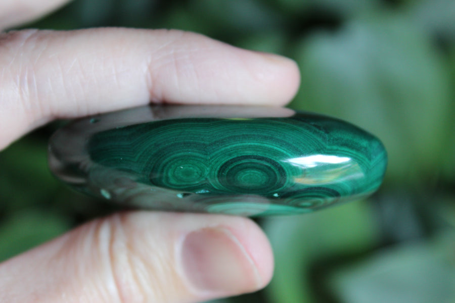 Malachite pocket stone 6