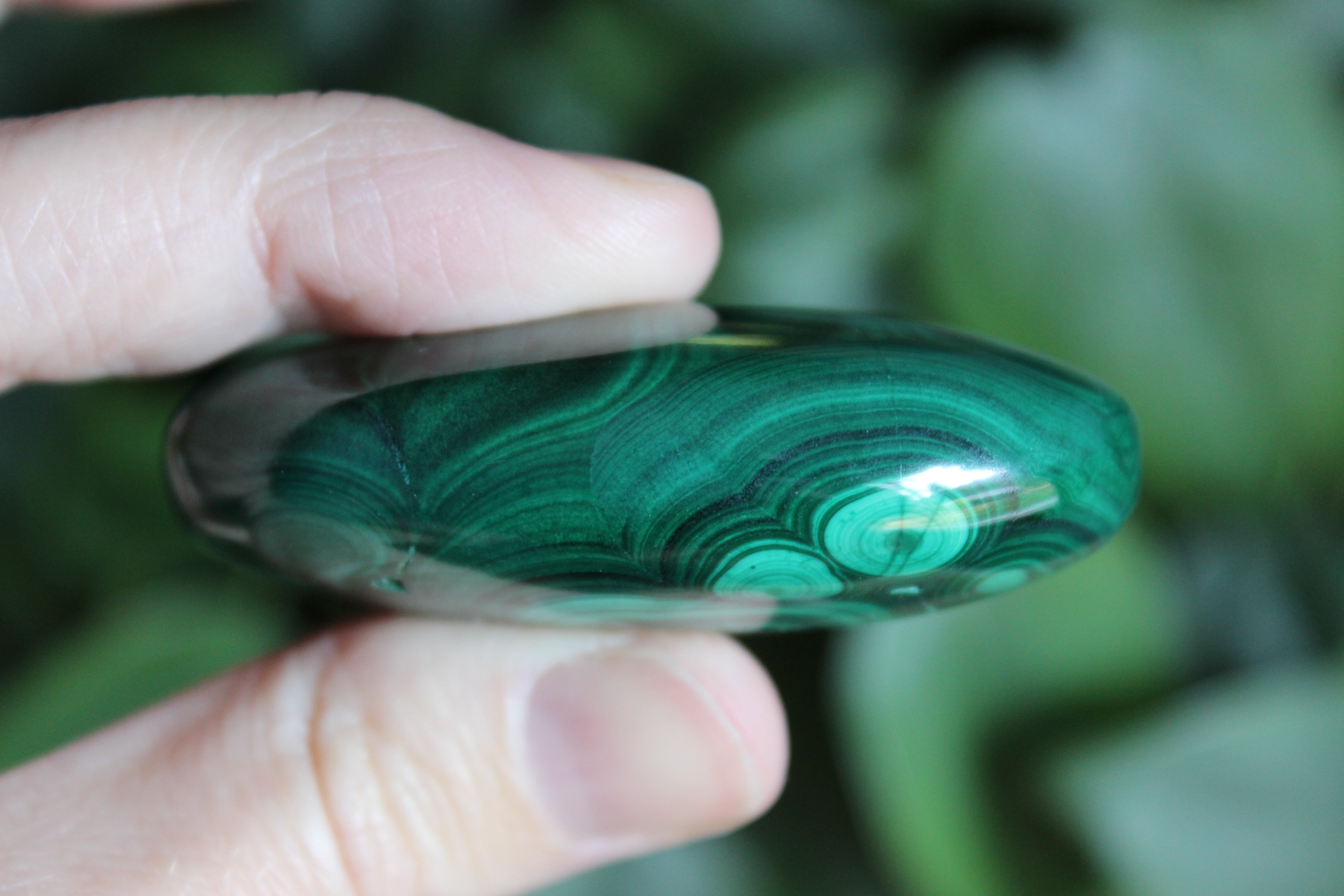 Malachite pocket stone 6