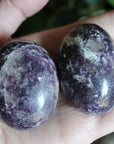 Lepidolite pocket stone