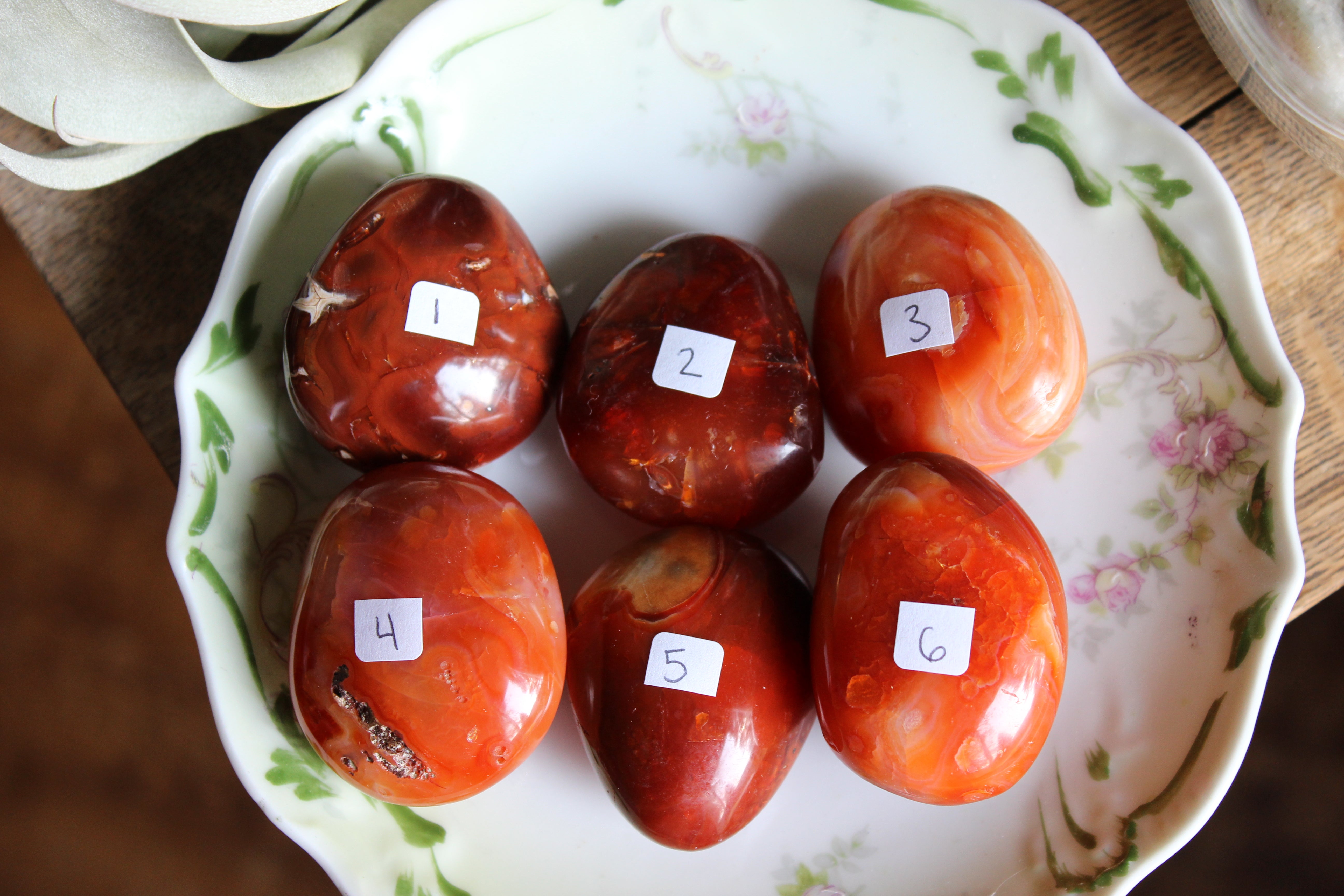 Carnelian pocket stone