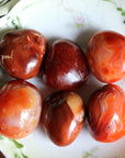 Carnelian pocket stone