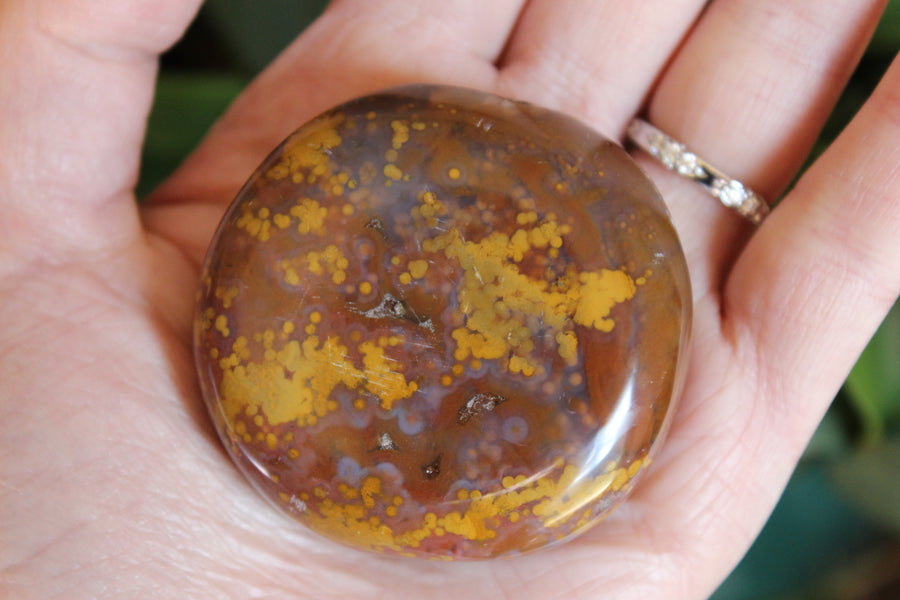 8th vein ocean jasper pocket stone 19