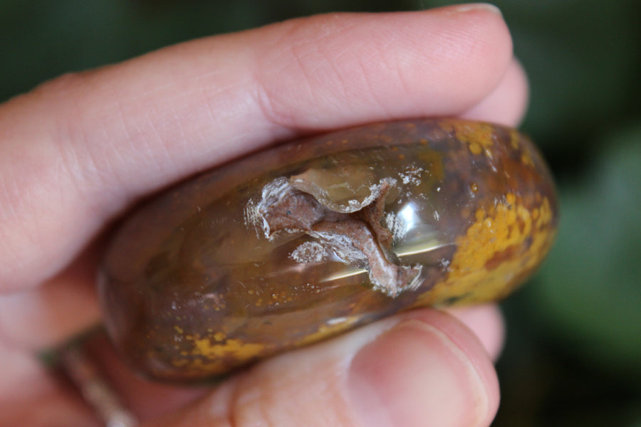 8th vein ocean jasper pocket stone 19