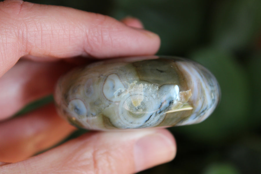 8th vein ocean jasper pocket stone 21