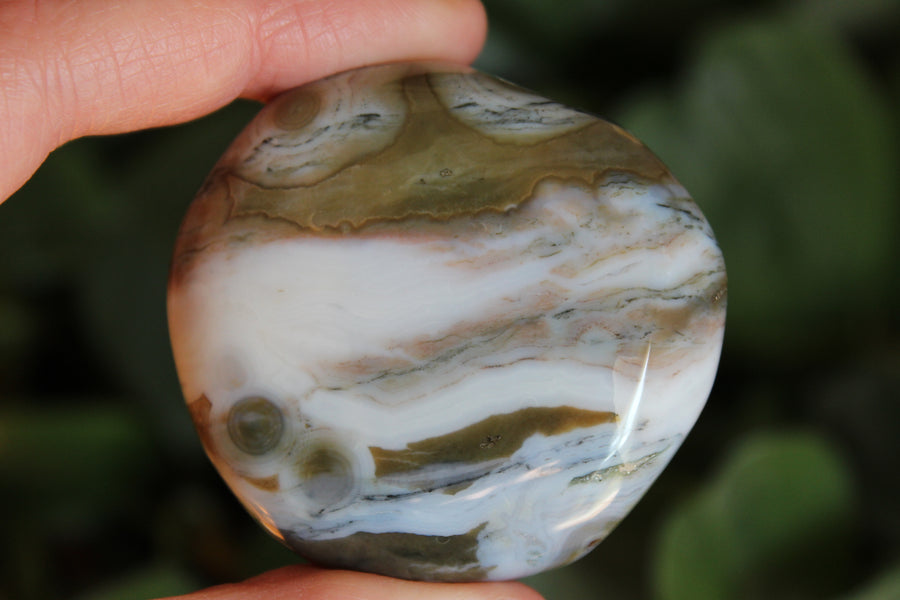 8th vein ocean jasper pocket stone 21