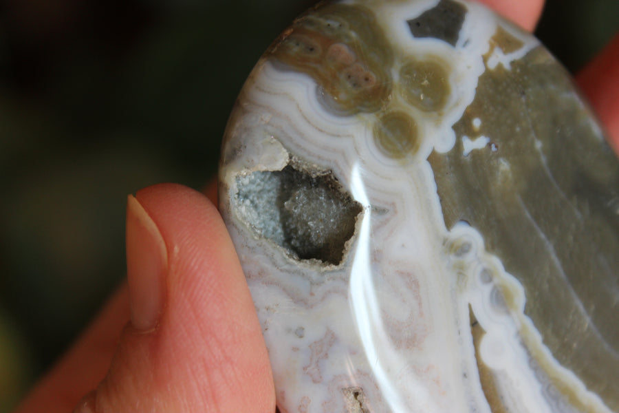 8th vein ocean jasper pocket stone 22
