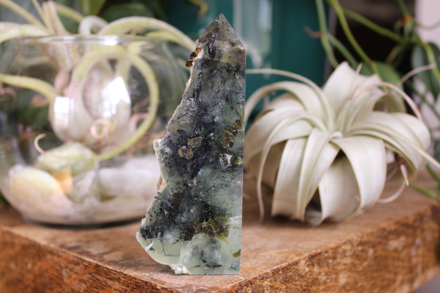 Prehnite cluster tower 14