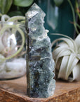 Prehnite cluster tower 15