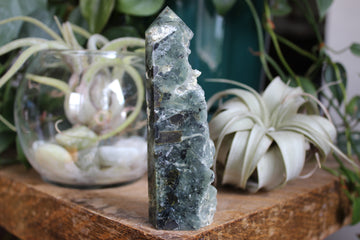 Prehnite cluster tower 15