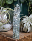 Prehnite cluster tower 15