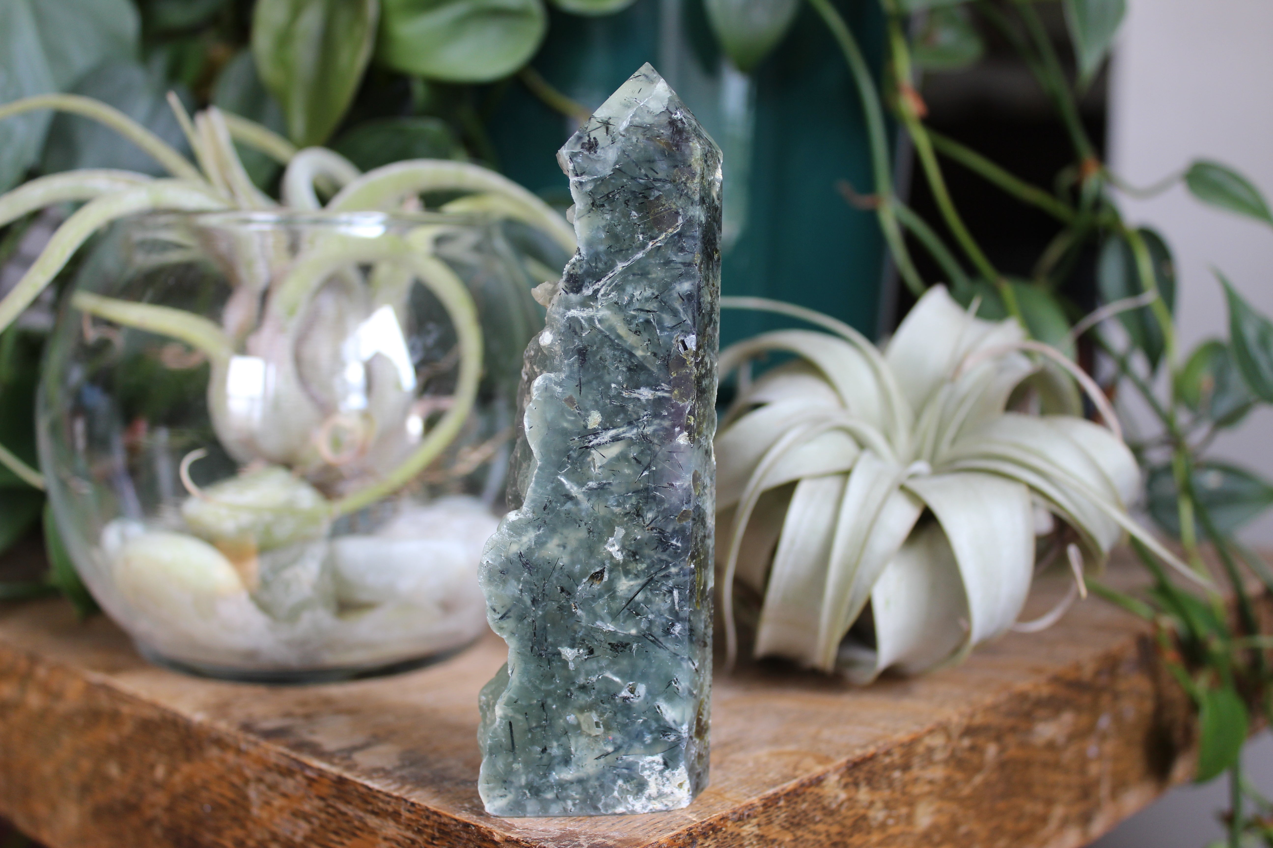 Prehnite cluster tower 15