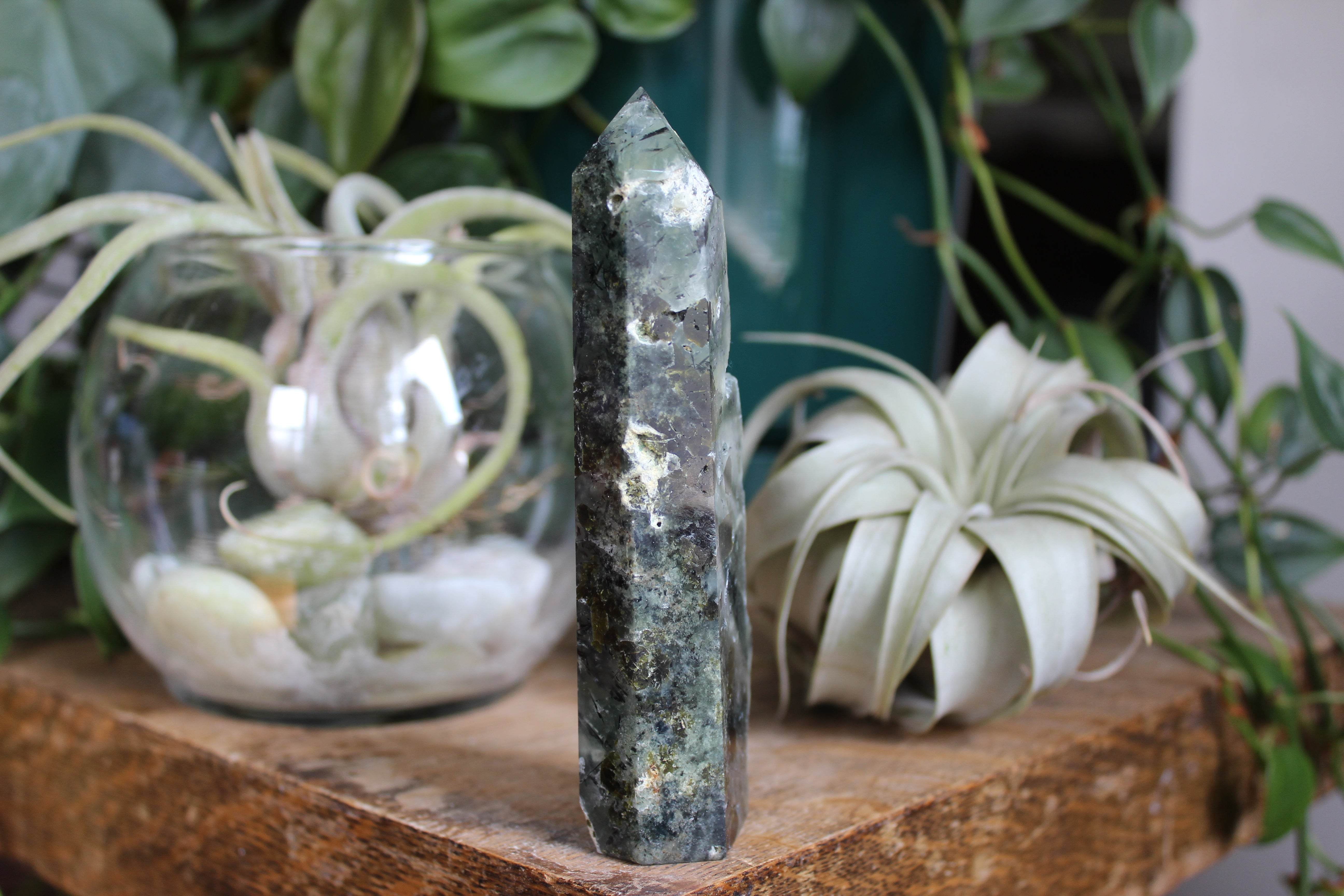 Prehnite cluster tower 15