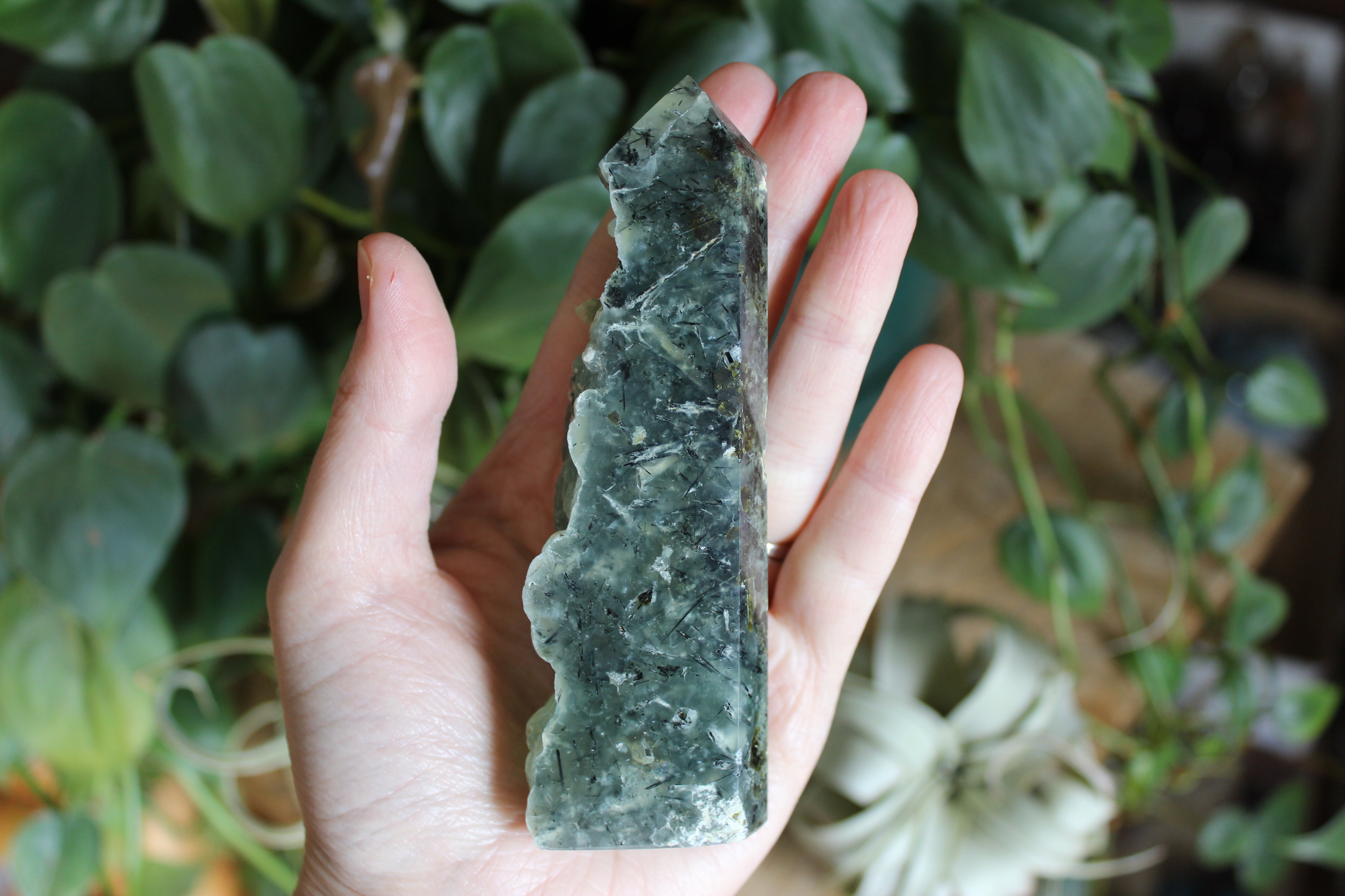 Prehnite cluster tower 15