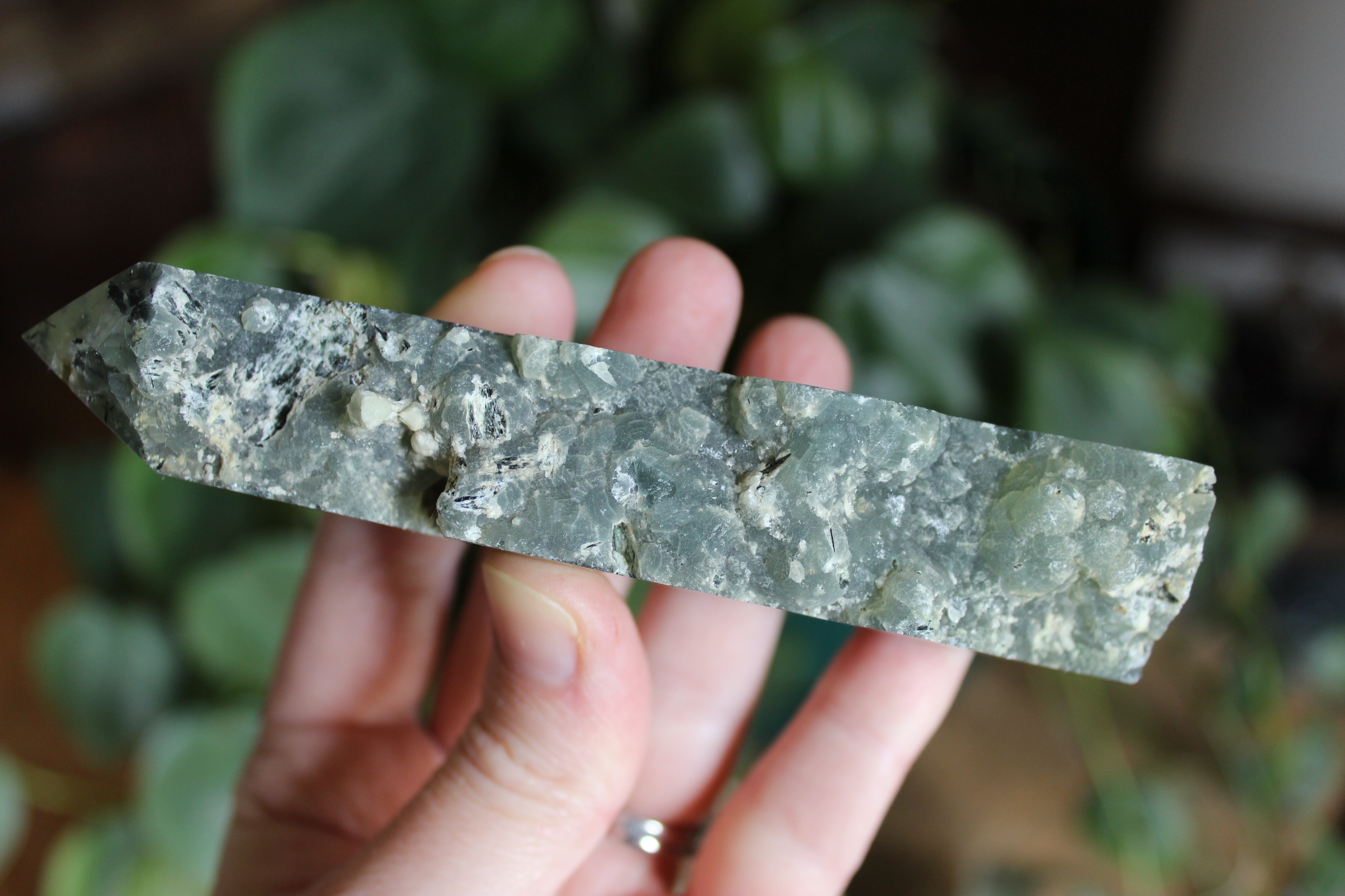 Prehnite cluster tower 15