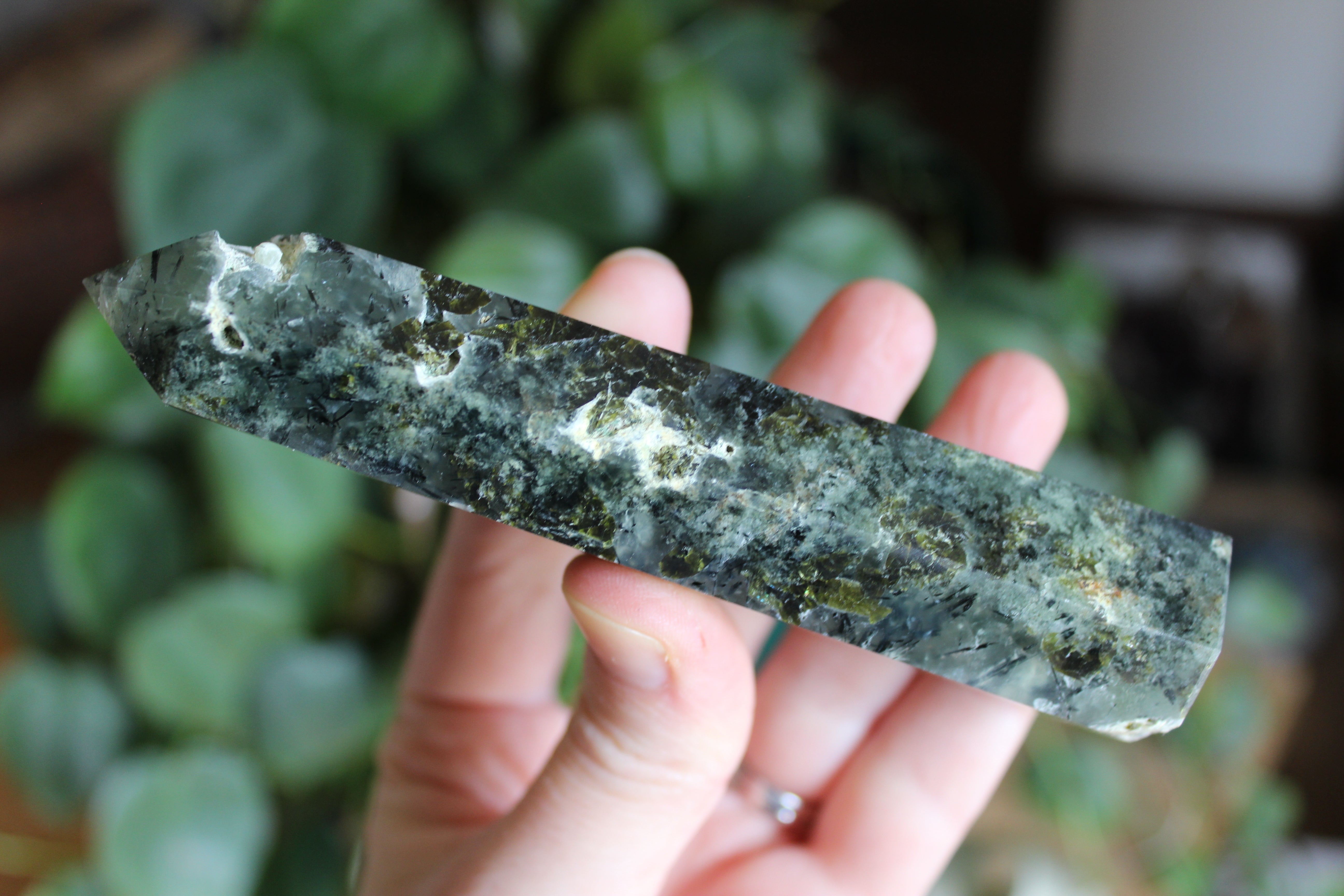 Prehnite cluster tower 15