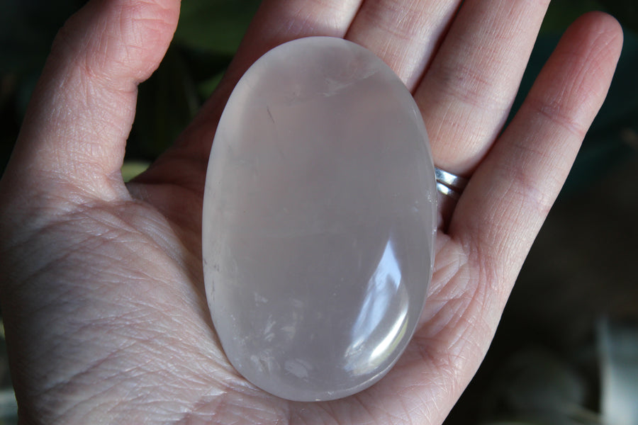 Girasol quartz pocket stone 5