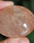 Hematoid quartz pocket stone 4