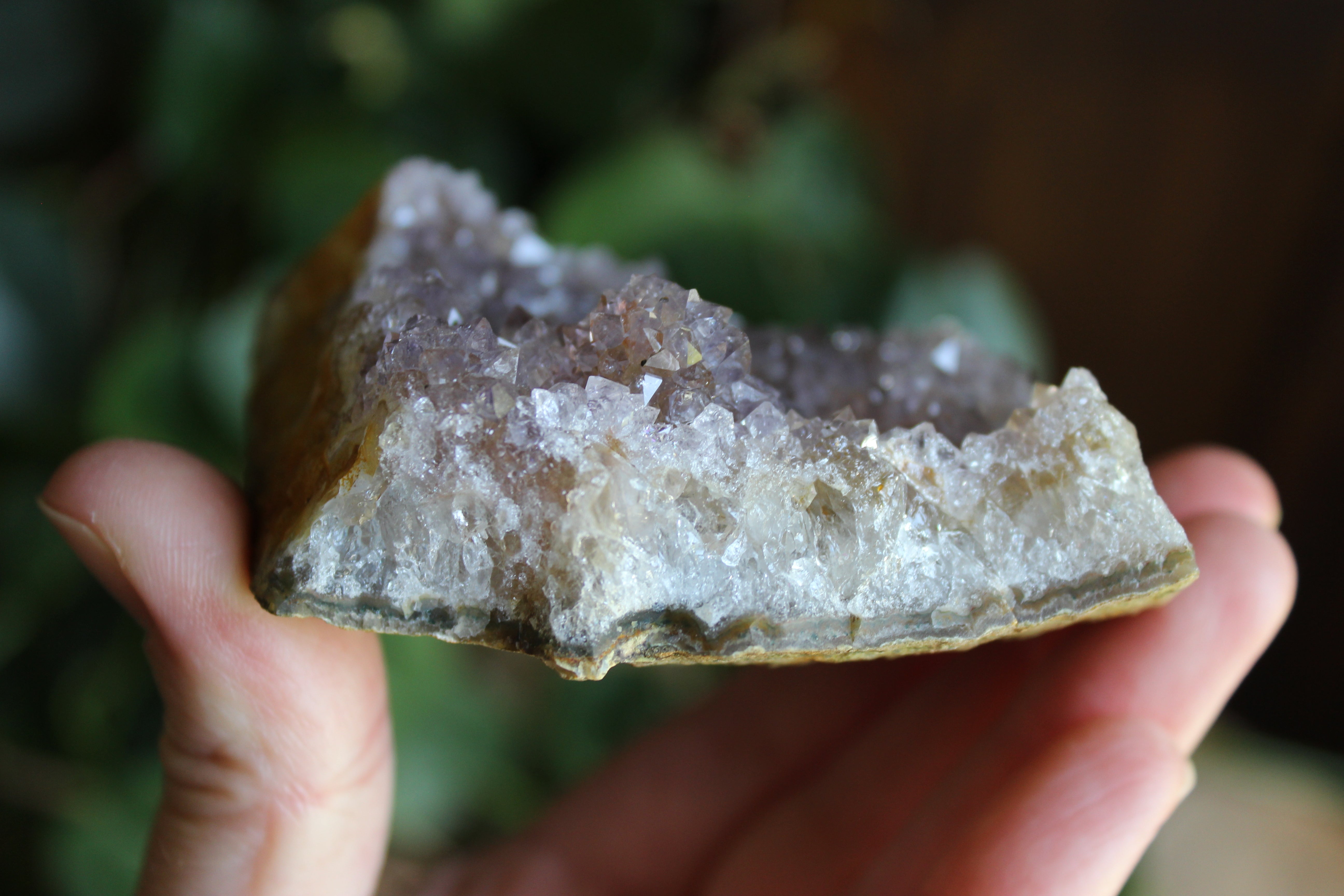 Rainbow amethyst cluster 3