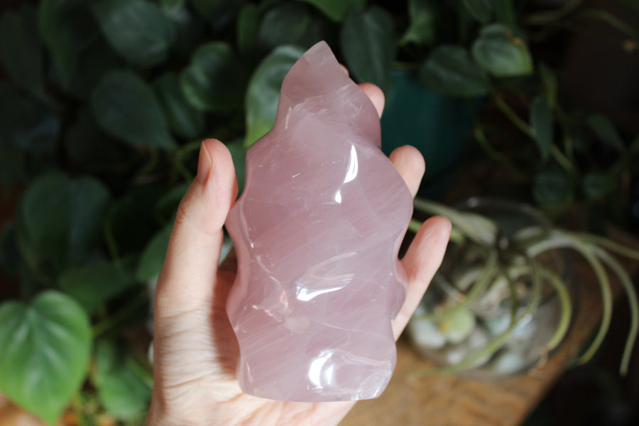 Rose quartz flame 3