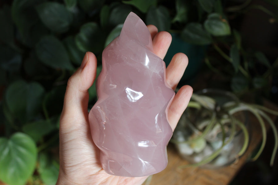 Rose quartz flame 3