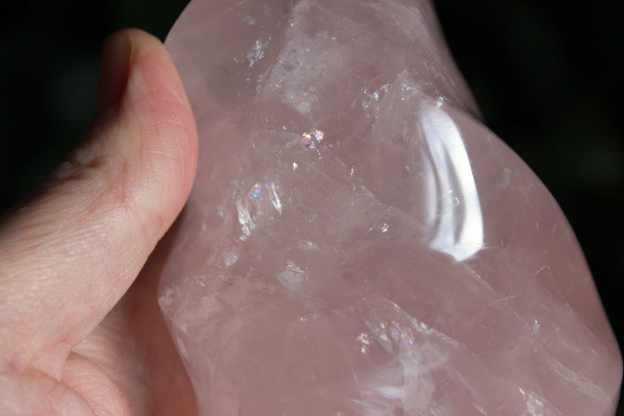 Rose quartz flame 4