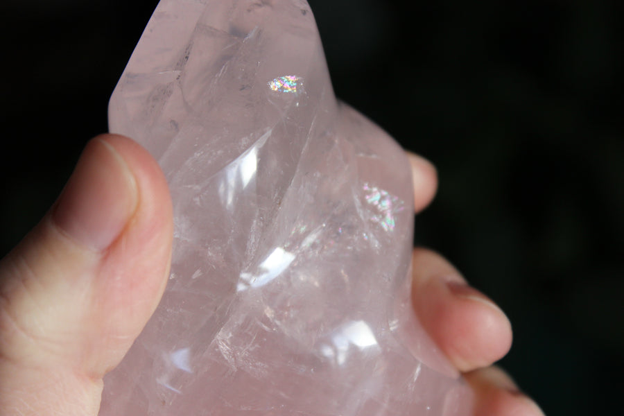 Rose quartz flame 4