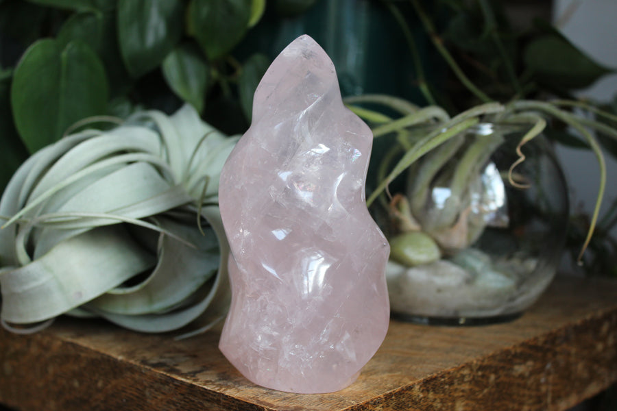 Rose quartz flame 4