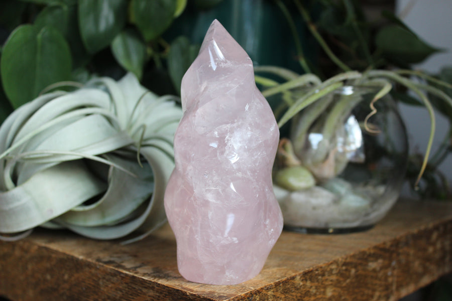 Rose quartz flame 4