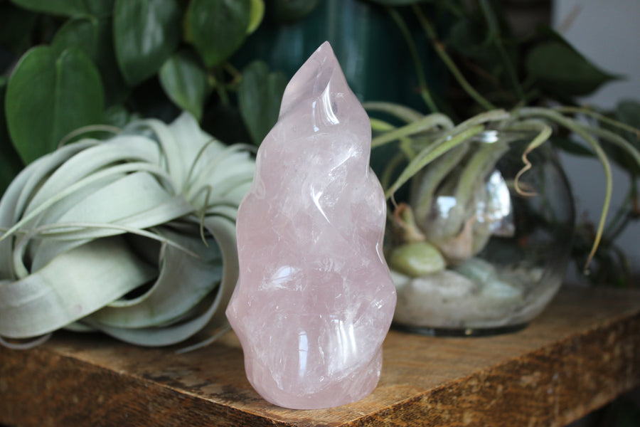 Rose quartz flame 4