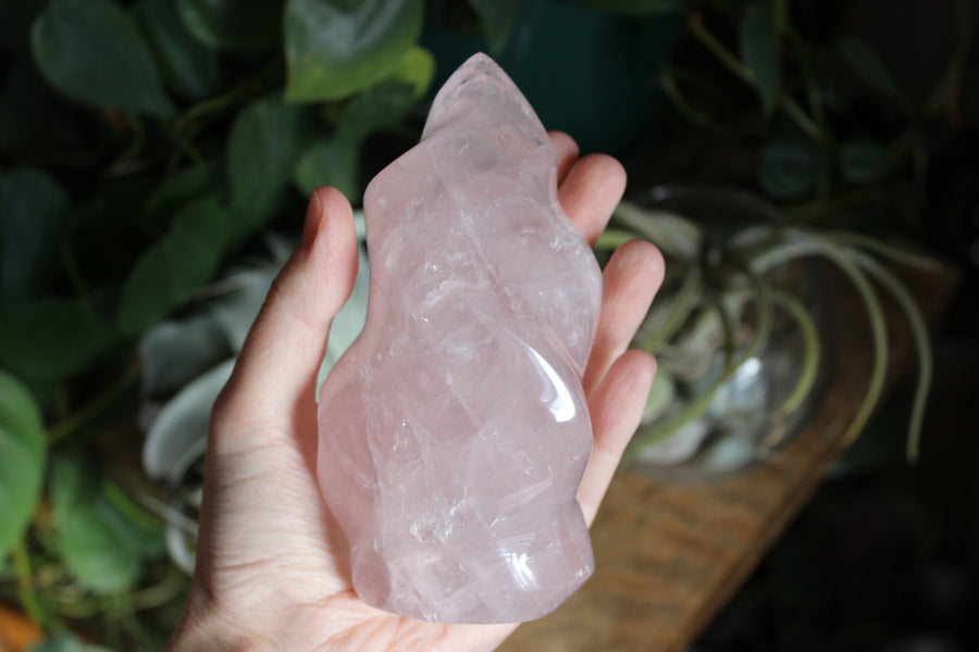 Rose quartz flame 4