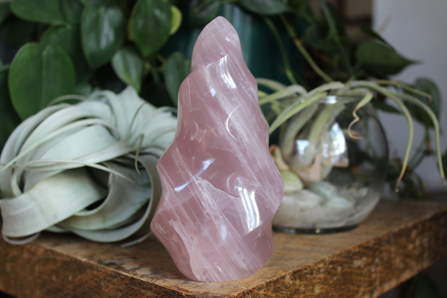 Rose quartz flame 5