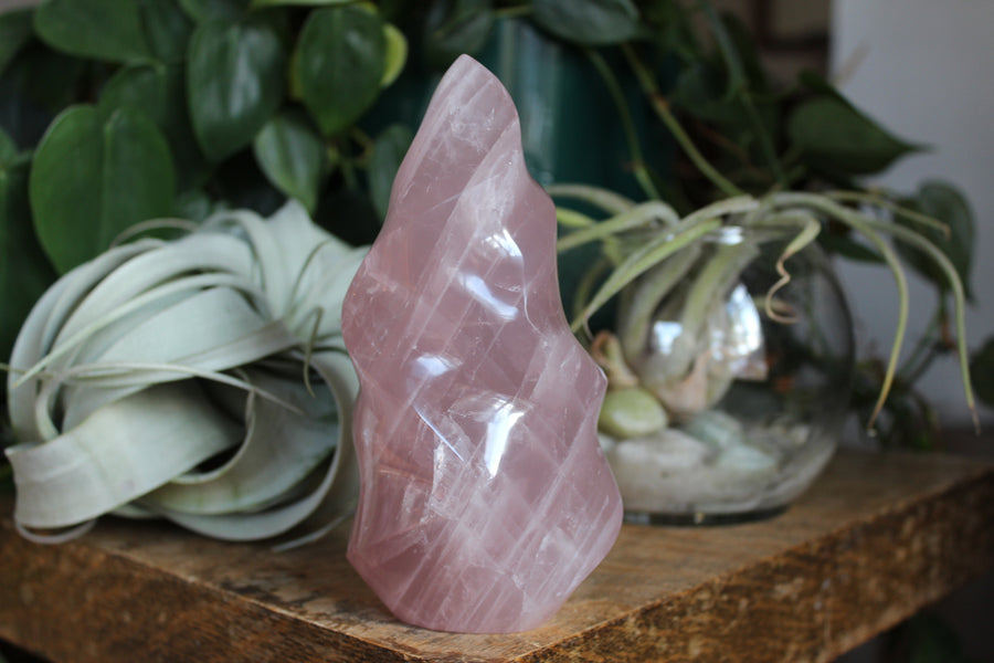 Rose quartz flame 5