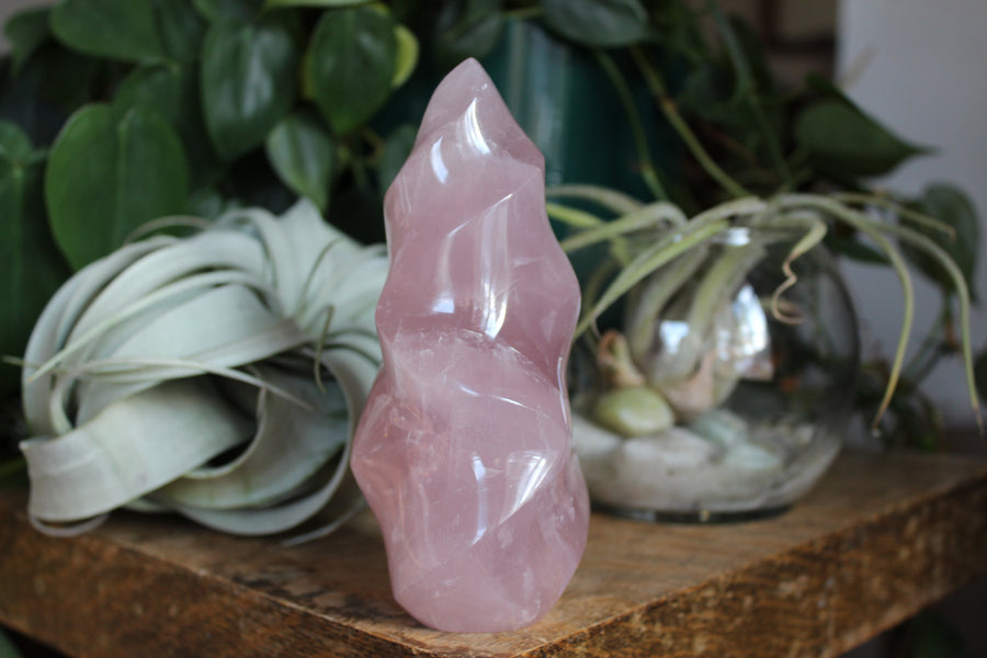 Rose quartz flame 5