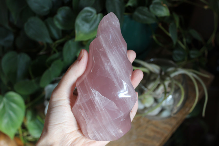 Rose quartz flame 5