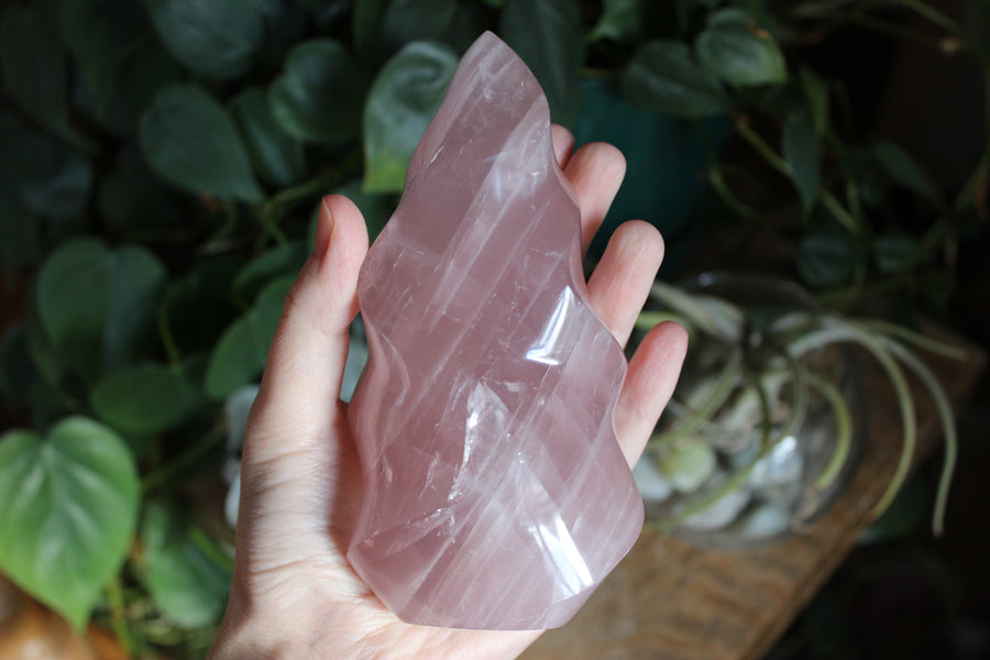 Rose quartz flame 5