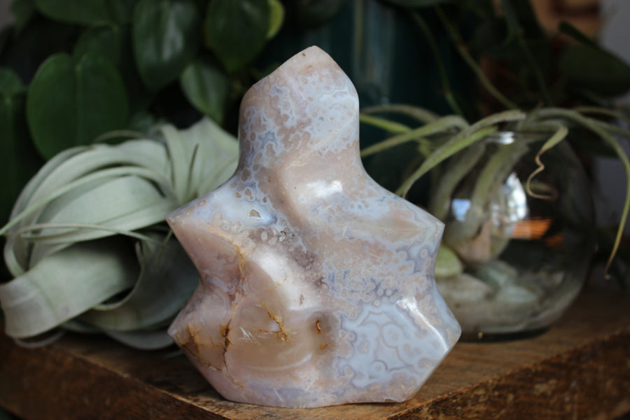 Flower agate flame 8