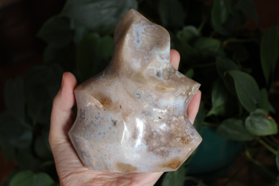 Flower agate flame 8