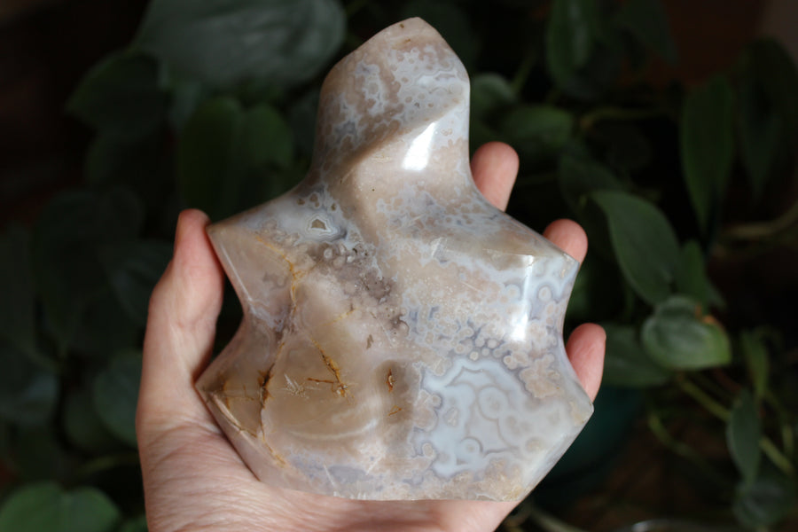 Flower agate flame 8