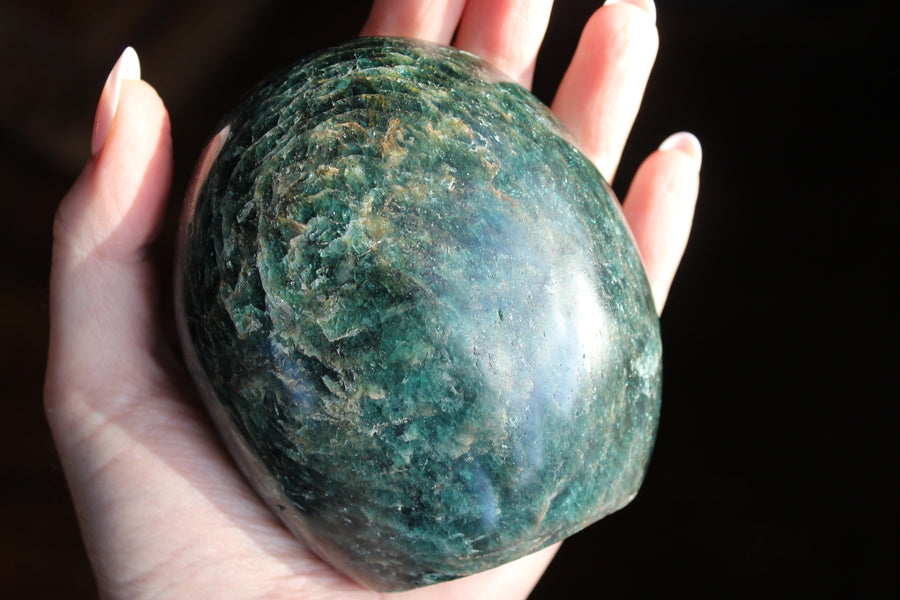 Green/teal apatite free form 2