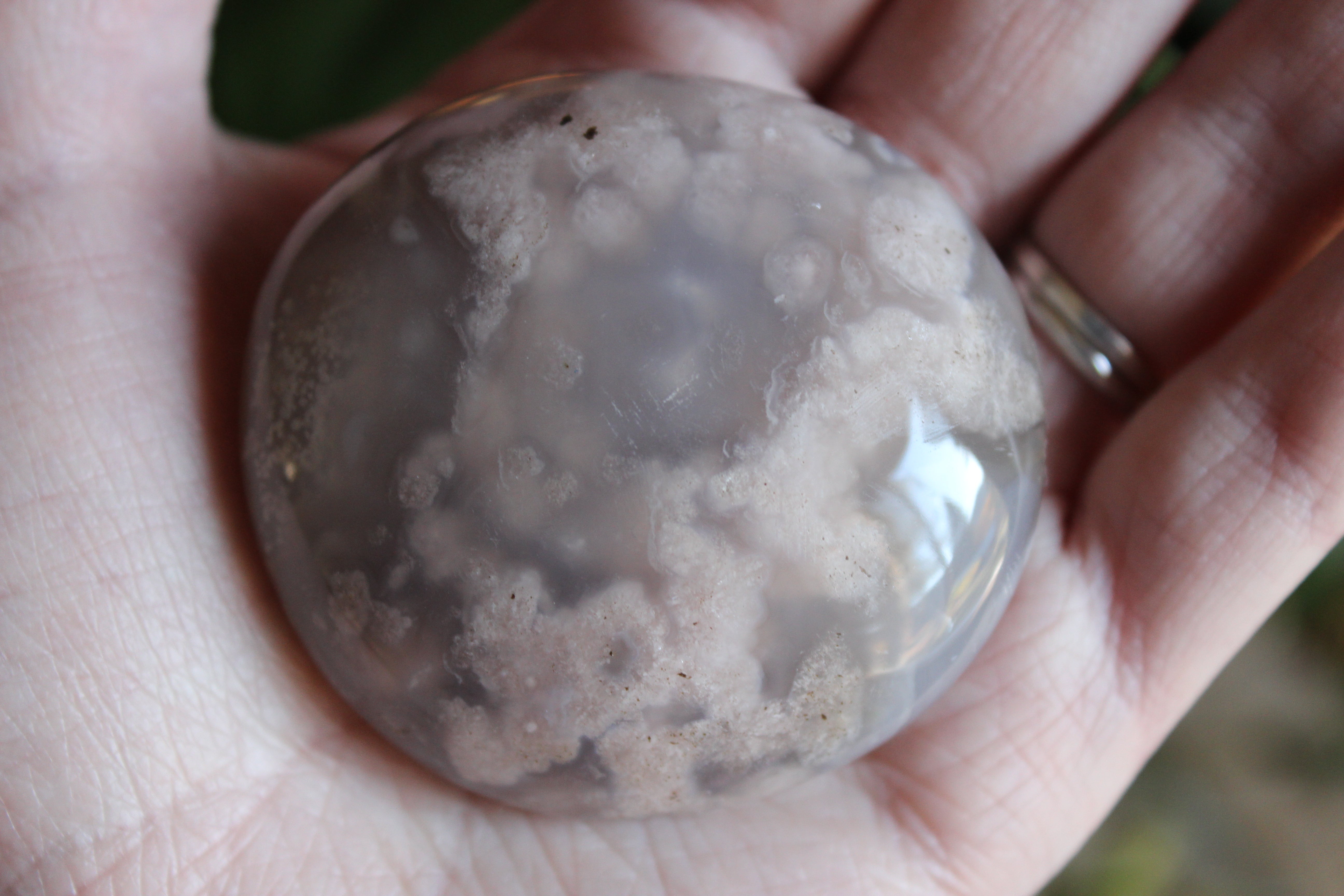 Flower agate pocket stone 3