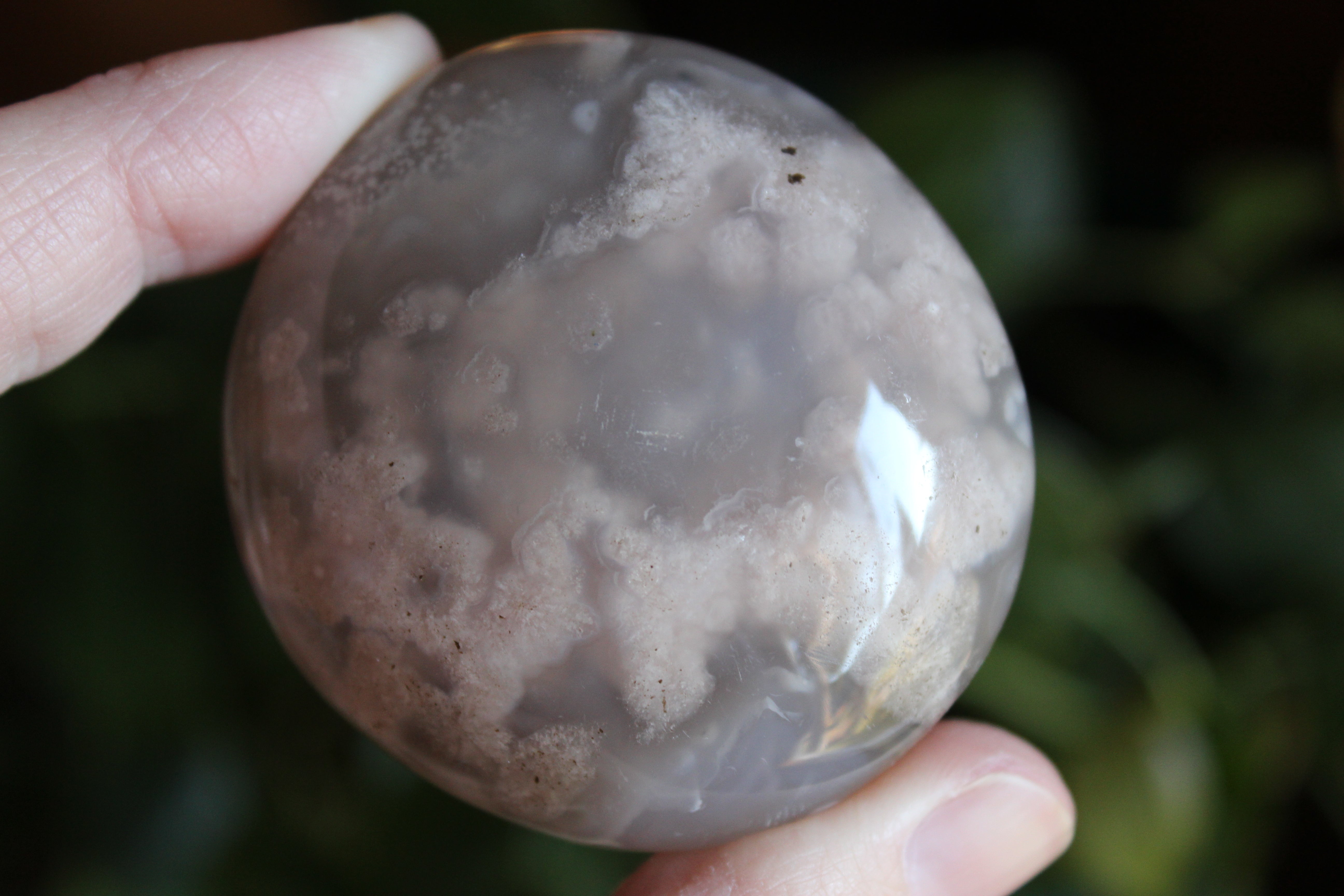 Flower agate pocket stone 3