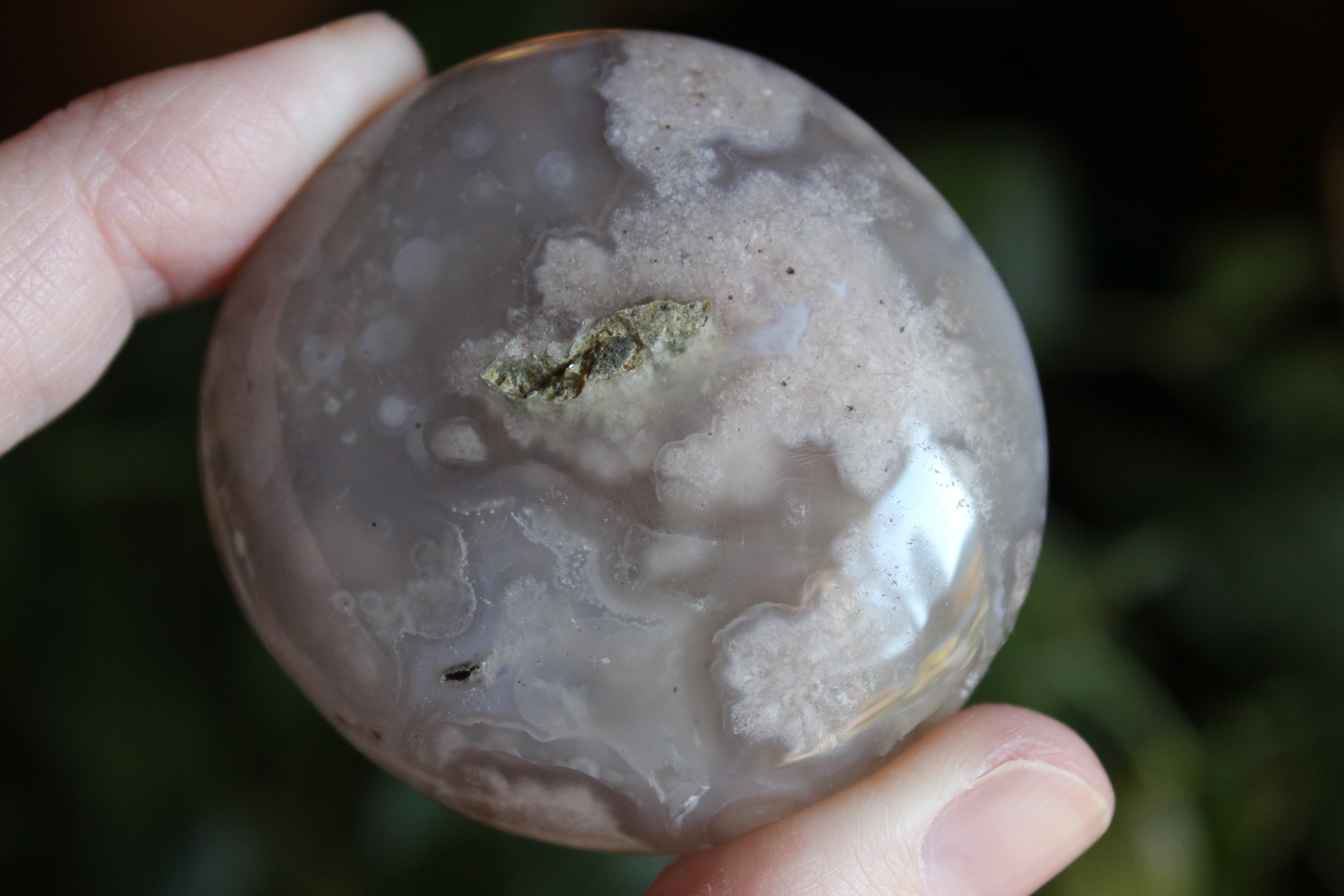 Flower agate pocket stone 3