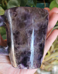 Chevron amethyst tea cup and saucer 3 sale