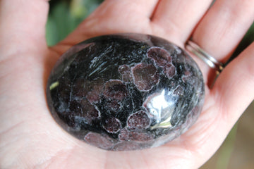 Garnet astrophyllite pocket stone 5