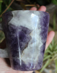 Chevron amethyst tea cup and saucer 1 sale